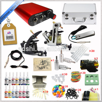 Beginner tattoo starter kits 2 machines Tattoo Inks tattoo kit professional